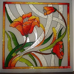 роспись: стекло