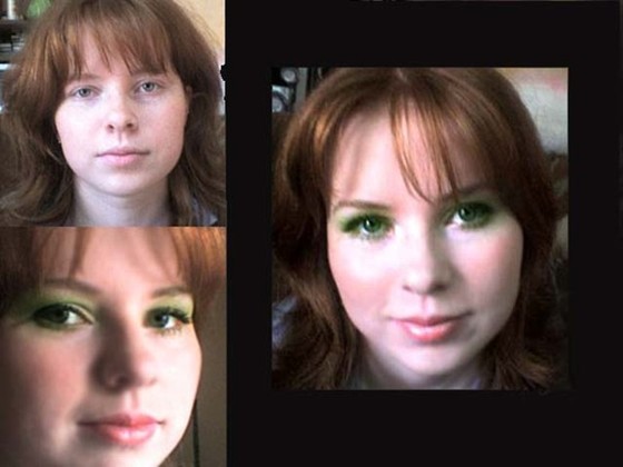 макияж и фотошоп: до и после